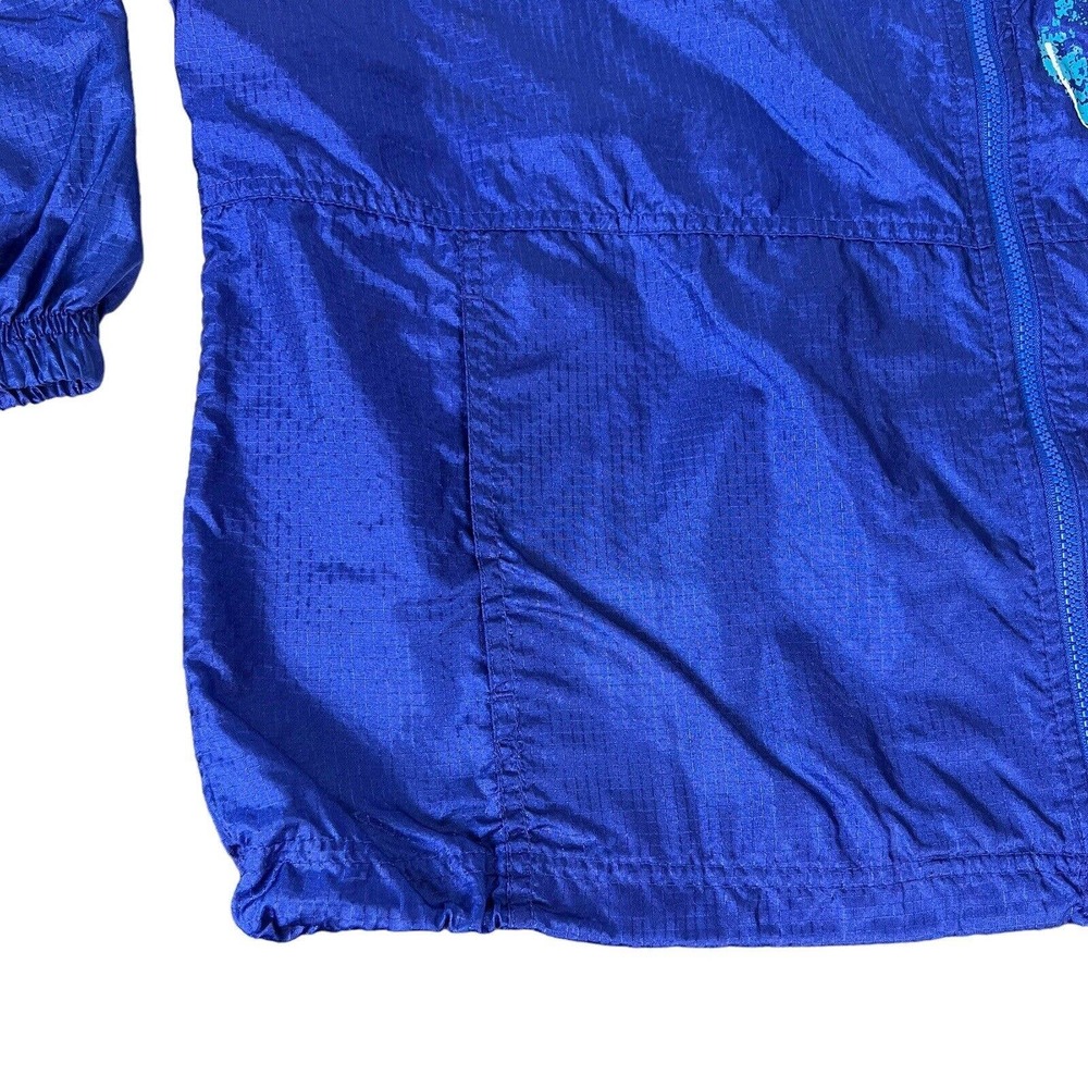 Vintage Umbro Jacket Adult Large Blue Windbreaker Lightweight Breathable Men L - Picture 5 of 13